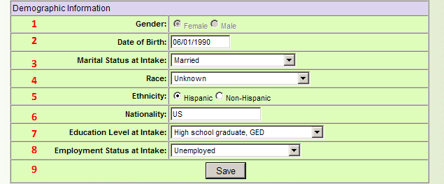 The Enroll a New Family screen.