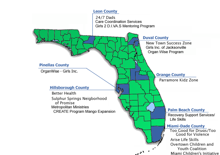 Map of Florida