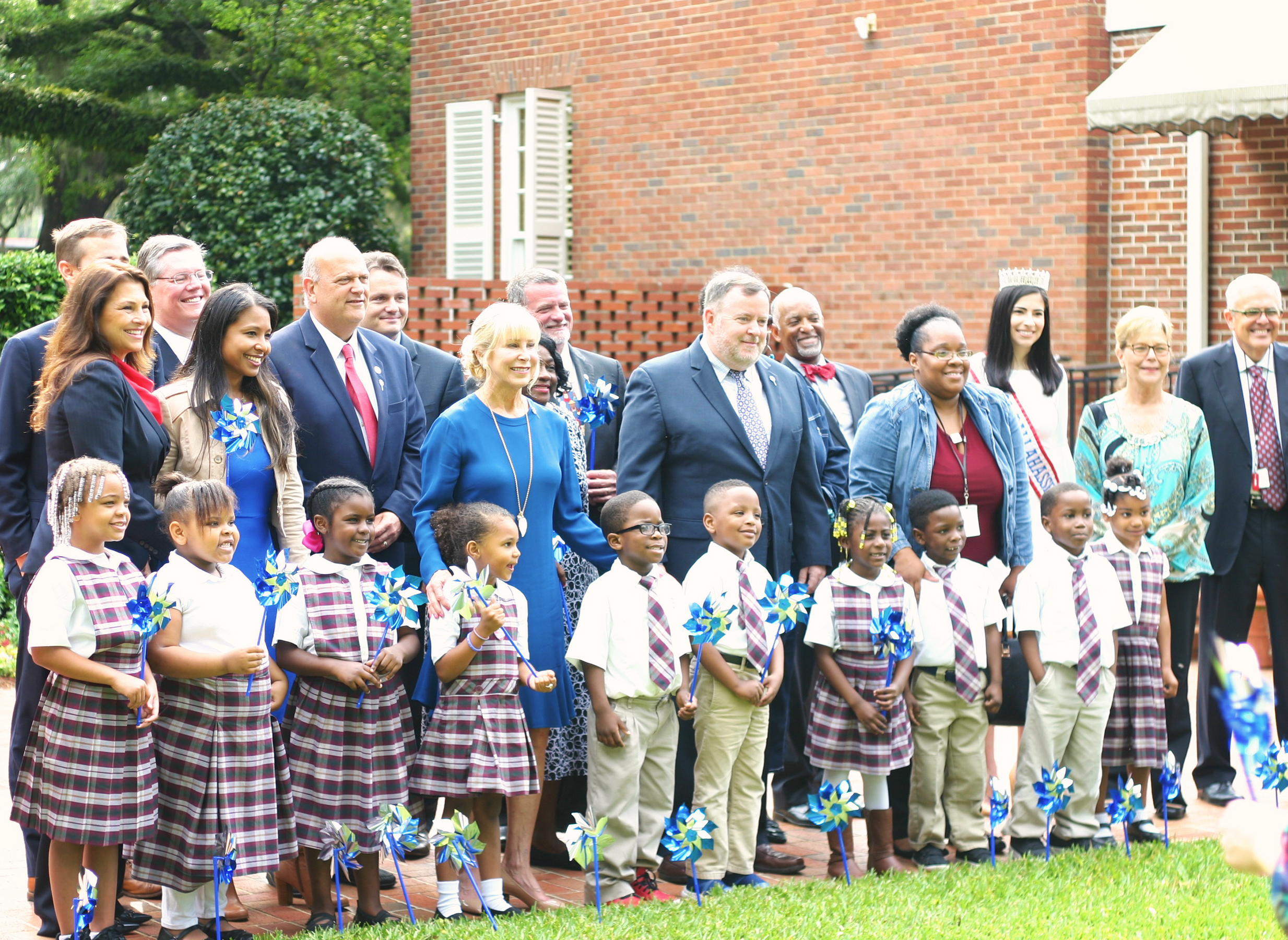 First Lady Ann Scott - Pinwheels for Prevention