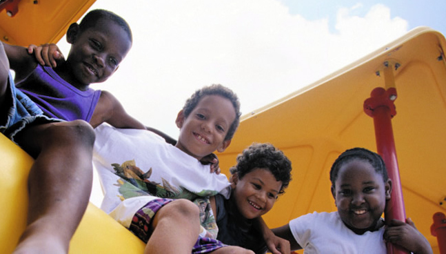 Children at the Playground