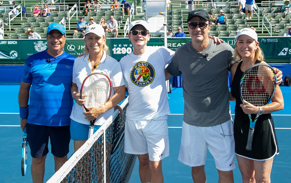 Chris Evert Raymond James Pro Celebrity Tennis Classic Stars